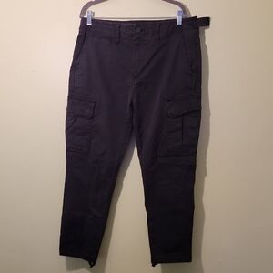 Men's American Eagle Outfitters Flex Black Cargo Pants, Size 34 x 30